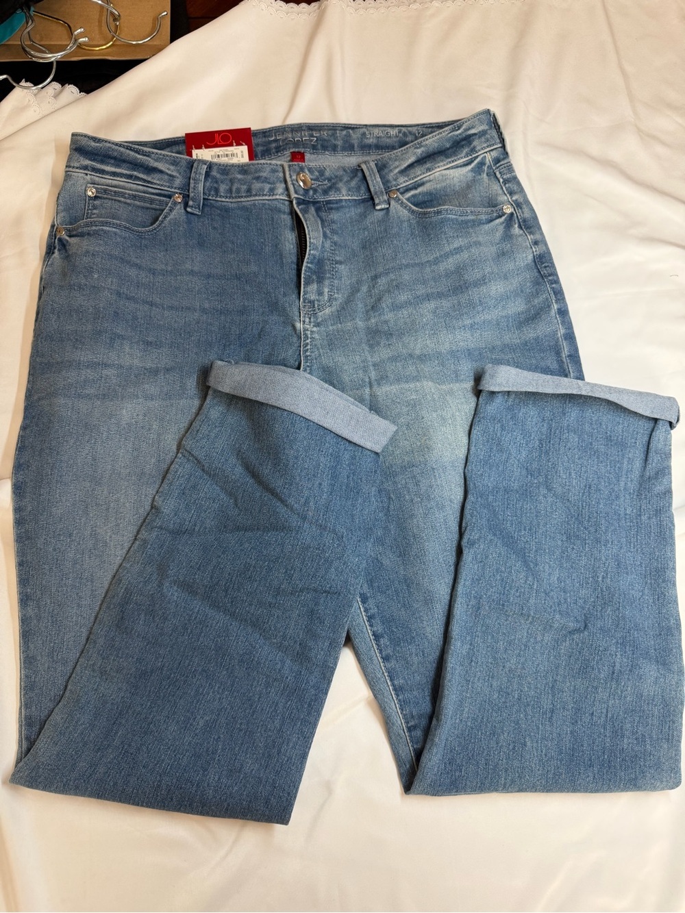 Jennifer Lopez Light Blue Straight Leg Women’s Jeans